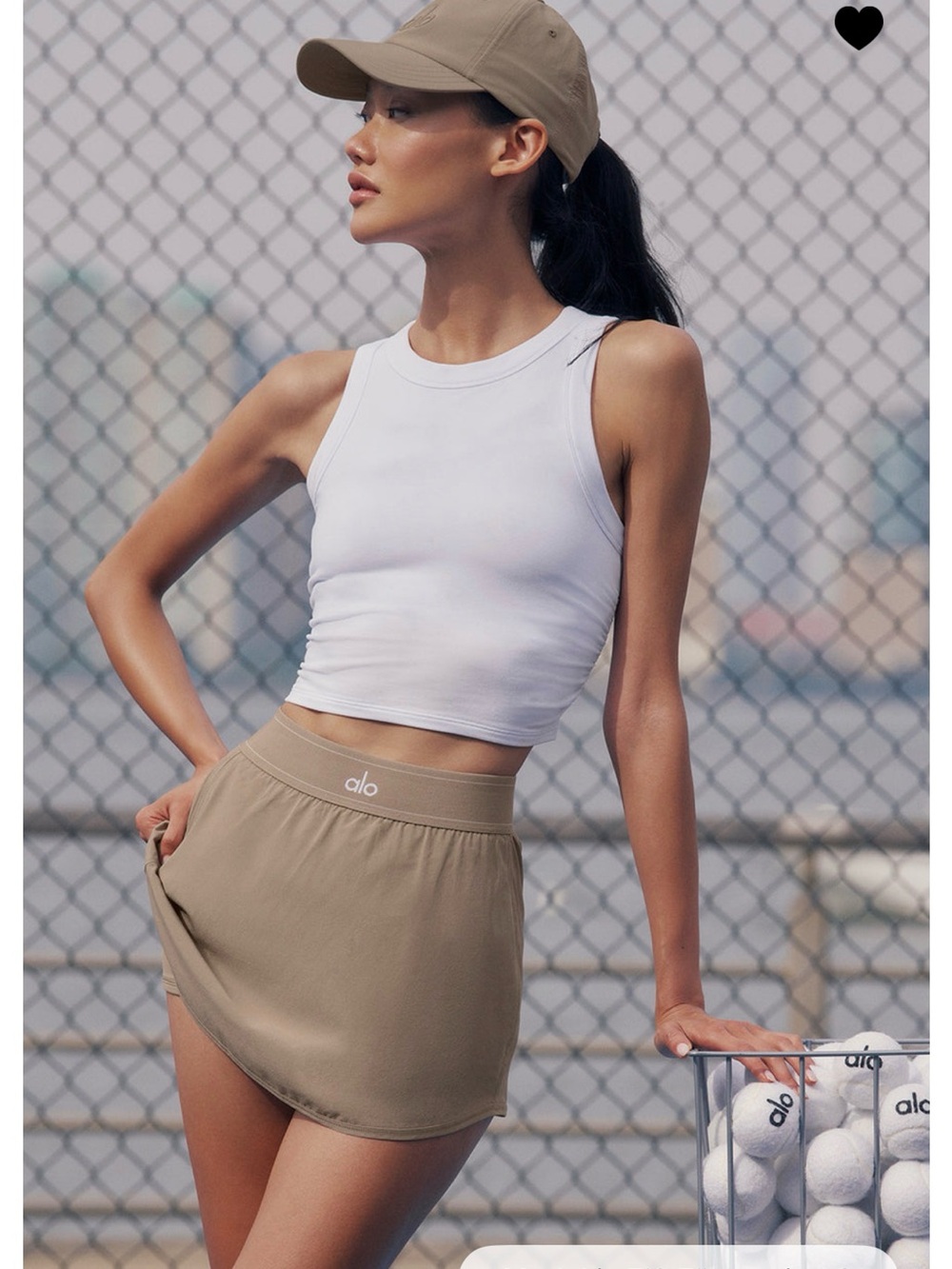 🆕 Match Point Tennis Skirt in Gravel 🆕